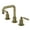 Antique Brass, variant on Kingston Brass KS1417KL Whitaker Widespread Bathroom Faucet with Push Pop-Up Drain, Brushed Brass
