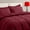Burgandy, variant on Pink Twin Size Comforter Set - 5 Pieces, Bed in a Bag Bedding Sets with All Season Soft Quilted Warm Fluffy Reversible Comforter,Flat Sheet,Fitted Sheet,1 Pillow Shams,1 Pillowcases
