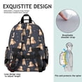 thumbnail image 5 of Goldendoodle Dog Backpack for School,Cute School Bag,Schoolbag with Adjustable Shoulder Straps & Padded Back,15.25"x11.5"x5.25", 5 of 6