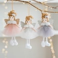 thumbnail image 2 of 1 PCS Angel Doll Pendants Christmas Hanging Angel Doll Xmas Tree Hanging Pendant for Xmas Tree Fireplace Window Door Decor, 2 of 5