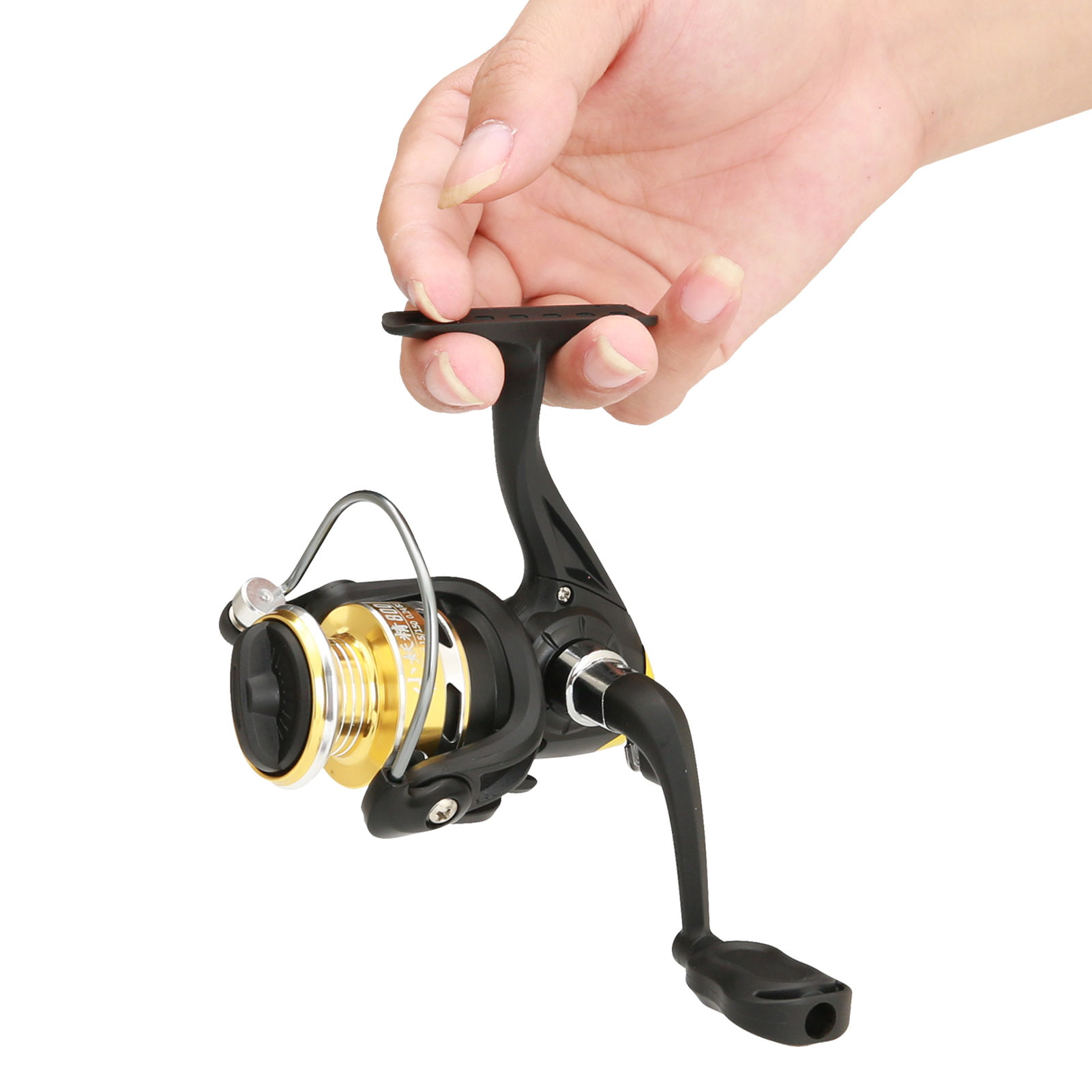 Fesjoy Spinning Reel,Mini Spinning Reel 5.2:1 Spinning Reel Ice Fishing Reel Fishing Tackle 