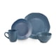 thumbnail image 1 of Vajilla Moderna De Cerámica Chefmaker Modelo Tahoe Para 4 Personas 16 Piezas Color Azul, 1 of 6