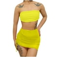 thumbnail image 2 of Trajes de baño para mujer, moda, cómodo, estampado, bikini, traje de baño de color liso para mujer, conjuntos de bikinis, trajes de baño de 3 piezas para mujer, 2 of 5