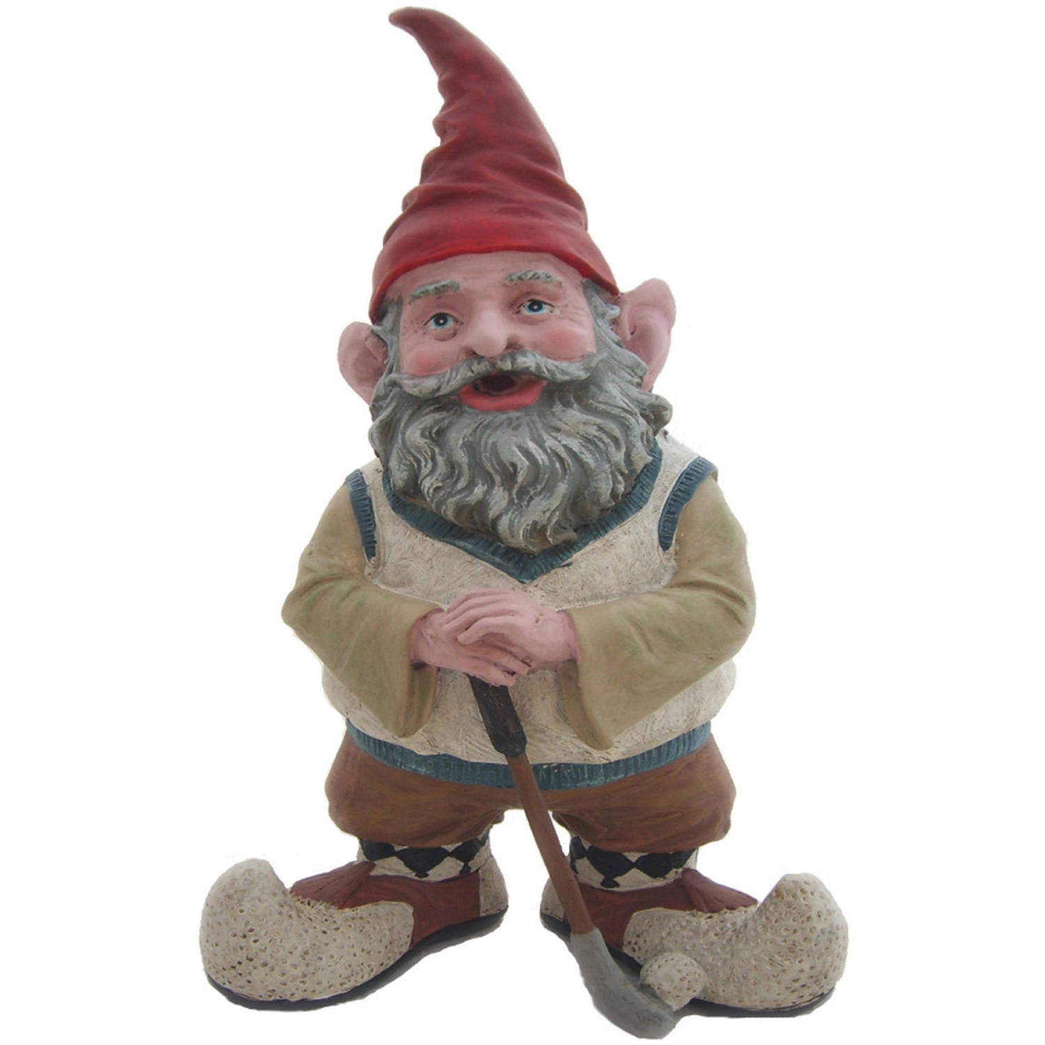 Nowaday Gnomes "Golfer the Gnome" Garden Gnome Golfer Holding a Golf Club and... by GSIHomeStyles