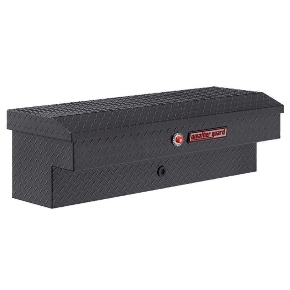 Weather Guard 41In Lo-Side Truck Tool Box Aluminum Gunmetal Gray
