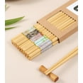 thumbnail image 5 of 10Pairs Bamboo Chopstick Reusable Wooden Chop Sticks Washable Chinese Style 9.5Inch, 5 of 7