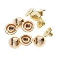 thumbnail image 2 of 20 Pieces Mushroom Dome Rivets Studs Spikes for Studs Buttons Rivets Leathercrafts Leather Craft Bag 8mm gold, 2 of 9