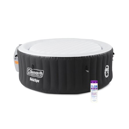 Coleman Miami Spa 4 Person Inflatable Air Jet Hot Tub w/ Chemical Treatment