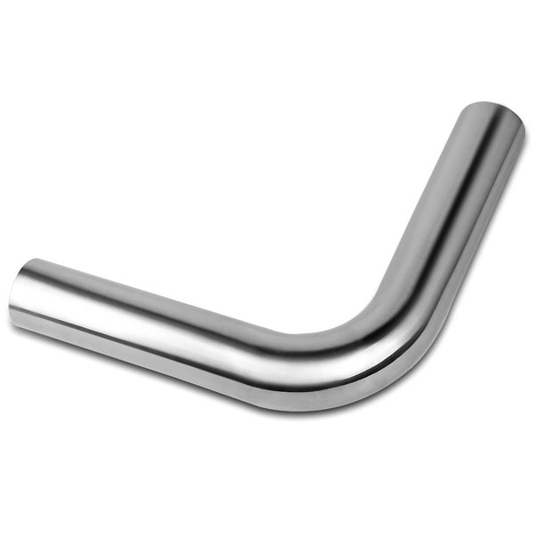 Curved Tubing Exhaust Tip 2.5 Inch Inlet x 2.5 Inch Outlet x 24 Inch (2 Feet) Long Stainless
