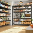 thumbnail image 4 of REIBII Heavy Duty Metal Shelving 6-Tier,55.5"W x 83"H Adjustable Wire Rack,3840lbs Large Capacity for Garage Storage, 4 of 10