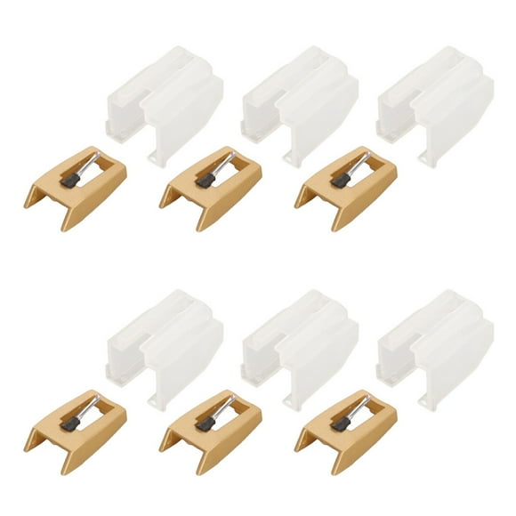 Turntable Stylus Replacement, 6pcs Durable Easy Installation Record Player Needle  For Phonograph