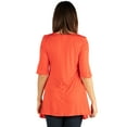 thumbnail image 3 of 24/7 Comfort Apparel Women's 3/4 Sleeve Tunic, 3 of 3