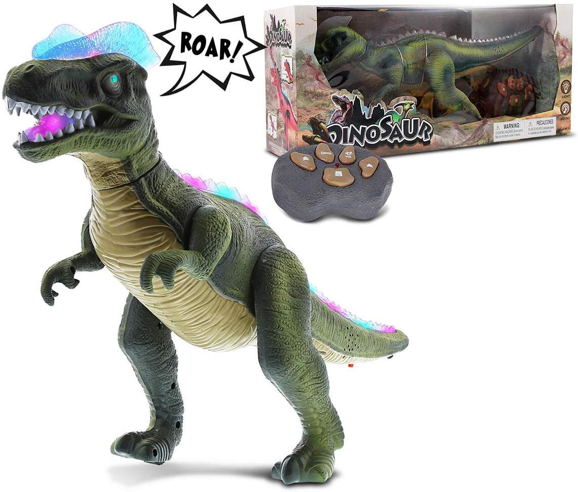 Mozlly Remote Control Dinosaur Realistic Big Rc Dinosaur Toy Moving