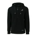 thumbnail image 2 of Men's Cutter & Buck Black Los Angeles Dodgers Roam Eco Recycled Tri-Blend Half-Zip Hoodie, 2 of 3