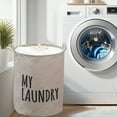 thumbnail image 6 of Laundry Basket with Handles Foldable Laundry Hamper Collapsible Clothes Storage Bag Durable Freestanding Tall Clothing Hamper Organizer Lightweight Washing Bin for Bedroom Laundry Room, 6 of 8
