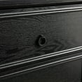 thumbnail image 5 of Modern 6 Dresser - Black Wooden Chest With Ample Clothing Storage Bedroom Spacious Rustic Accent Details, 5 of 7