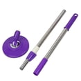 thumbnail image 5 of harmtty 1 Set Mop Rod Hangable Built-in Spiral Shaft Easy to Install Spin Mop Pole Handle Replacement Accessories,Green, 5 of 8