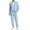 Light Blue, variant on COOFANDY Men's 2 Piece Linen Suits Set Regular Fit Casual Linen Lightweight Suit Summer Beach Wedding