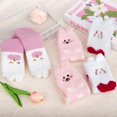 thumbnail image 2 of PUMIER 3 Pairs Womens Fuzzy Socks Winter Warm Fluffy Soft Slipper Home Sleeping Cute Animal Socks Christmas Socks, 2 of 7