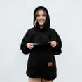 thumbnail image 6 of Hoodie with Cat Pouch | Pet Care Hoodie Long Sleeve Warm Fleece Fall Winter Pullover Sweatshirt with Dog Cat Pouch for Outdoor Walking, 6 of 9