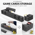 thumbnail image 4 of Charging Dock Compatible with Nintendo Switch & OLED Model, Controller Charger Station with 8 Game Storage Slots-Black, 4 of 7