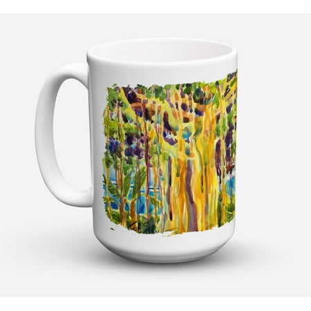 Machine Coffee Mug - Tree - Banyan Tree Dishwasher Safe Microwavable Ceramic Coffee Mug 15 ounce 6064CM15