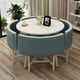 thumbnail image 3 of Modern Round Dining Table Set Chairs Lunch Kitchen Nordic Luxury Dining Table Magazine Mesas De Comedor Living Room Furniture My Lux Decor Round, 3 of 59