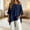 Navy, variant on WCJM Summer Boho Lightweight Cold Shoulder Blouse Women Half Sleeve Asymmetric Batwing Loose Fit Layered Spring Daily Casual Shirt