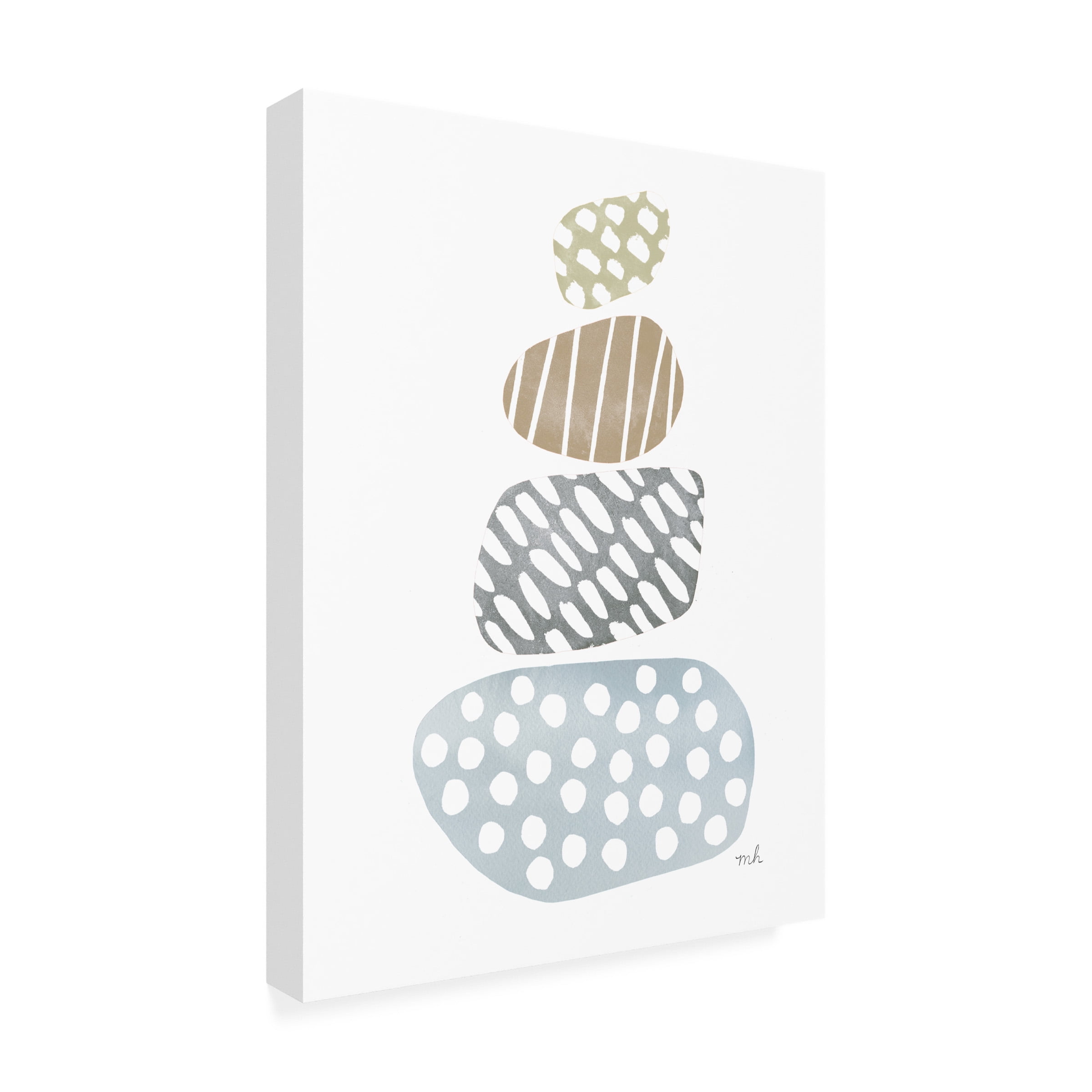 Moira Hershey 'River Stones II' Canvas Art
