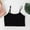 Black, variant on Bnwani Bras Girls Teen Seamless Comfortable Adolescence Camisole Solid Bra Gray Size 13-18 Years