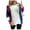 Purple, variant on Womens Sweater Casual Long Sleeve Color Block Crewneck Knit Pullover Fall Outfits Clothes,Blue,L
