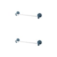 thumbnail image 3 of Wosthever Estante de almacenamiento para baño, estante colgante para toallas montado en la pared, soporte de plástico para inodoro, decoración Azul 2piezas, 3 of 6