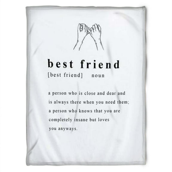 To My Friend Fleece Blanket A Person Who Is Close And Dear And Is Always There When You Need Them, Sister, 30x40in Fleece Blanket