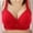 Red, variant on Bras for Women GaThRRgYP Women Sexy Plus Size Camouflage Print Front Deduction BreathNon-Steel Ring Non-Magnetic Buckle Underwear Bras