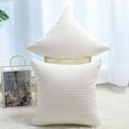 thumbnail image 3 of Soft Corduroy Corn Kernel Pillowcase 20*20 Inches Cream White, 3 of 5