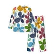 thumbnail image 2 of Bingfone Men'S Pajama Set 2 Piece Loungewear Pjs, Long Sleeve With Pajama Pants-Colorful Butterflies, 2 of 9