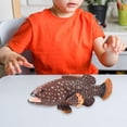 thumbnail image 1 of Modelo de Juguete de Animal Marino, Juguetes Cognitivos para Niños, Juguete Educativo, Figuras de Trucha Roja, Figuras de Perca para Fiestas, Niños Y marrón oscuro, 1 of 8