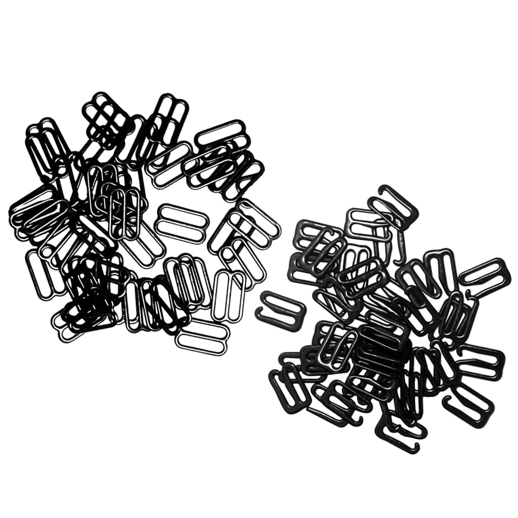 200pcs Replacement Bra Strap Slides/O Rings for Bra Strap Sewing Accessories