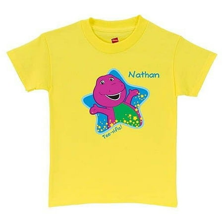 Barney Friends Personalized Barney Tee Riffic Toddler T Shirt