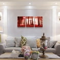thumbnail image 3 of Wall Art For Living sun landscape of red woods Canvas Wall Decor for artwork Painting 12" x 16" 3 Pieces Canvas Prints For bedroom Decor Modern Salon kitchen office wall Painting Home decorations, 3 of 6