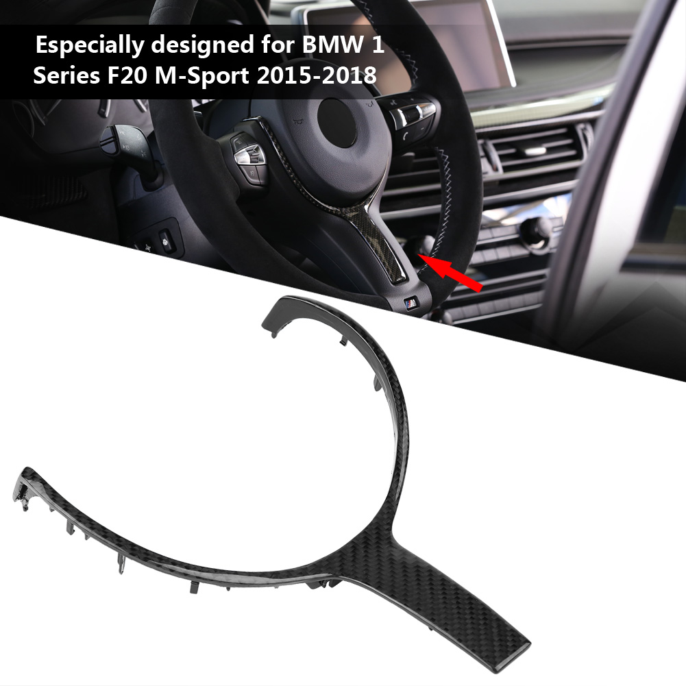Tebru Car Carbon Fiber Steering Wheel Trim Car Carbon Fiber Steering Wheel Trim For Bmw F F22 F30 F32 F10 F06 F15 F16 M Sport Steering Wheel Trim For Bmw Walmart Com Walmart Com