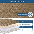 thumbnail image 2 of Funda reclinable impermeable TAOCOCO con granulado antideslizante Camel, 2 of 7