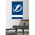 thumbnail image 2 of NHL Tampa Bay Lightning - Logo 21 Wall Poster with Wooden Magnetic Frame, 22.375" x 34", 2 of 6