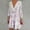 F-436Pink, variant on ZHOGXU Women's Swimwear Cover Up Three Quarter Sleeve V Neck Solid Color Lace Trim Bohemian Elegant Comfortable Beach Dress For Beach Pool,Black,L