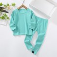 thumbnail image 2 of JFOPQVSM Kids Underwear Set Long Sleeve Thermal Underwear for Toddler,Boys Girls Thermals Base Layer for Cold Weather Unisex (1-7Y), 2 of 7