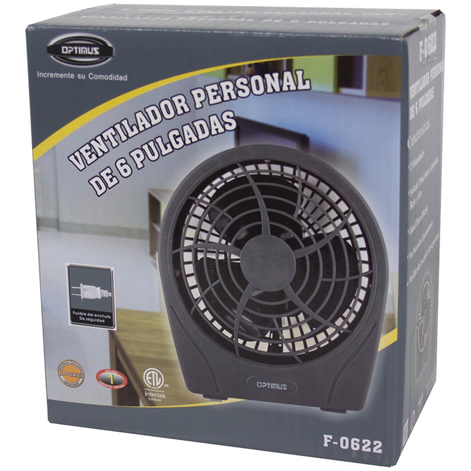 Optimus F 0622s 6 Stylish Personal Fan Walmart Com
