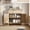 Wood, variant on Rugerasy Rattan Sideboard Buffet Cabinets with Storage,Farmhouse Kitchen Accent Storage Cabinet with Drawer,Boho Wooden Coffee Bar Cabinet for Home,Wood