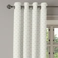 thumbnail image 2 of Ambesonne Beige Grommet Curtain, Delicate Classical Rows, 50" x 96", Eggshell White, 2 of 6