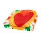 thumbnail image 2 of Cobija Manta Frazada Juana Gallo Diseño de Sagrado Corazón Fiestas Patrias Ultra Suave y Ligera, 2 of 5