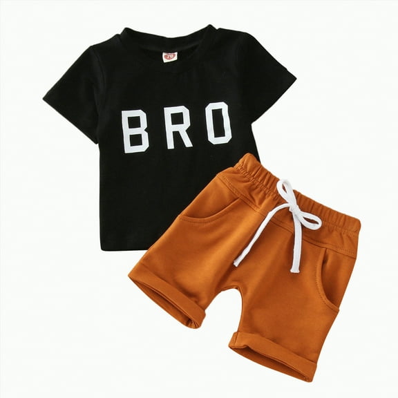 Baby Clothes Boy Toddler Kids Shorts Clothing Set Spring Summer Cotton Elastic Printed Sleeveless Sports 12 18 24 Month 3T 4T 5T Sleepwear Outfits T-shirt Tops Shorts School Wear Two Pieces